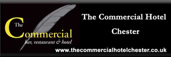 Commercial Hotel. Please click for www.thecommercialhotelchester.co.uk